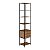 Estante Simples Industrial 45cm 4 Prateleiras 3 Gavetas Vermont/Preto - Imagem 2