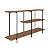 Aparador Estante Estilo Industrial 136cm Vermont e Preto - Imagem 3