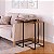 Conjunto 2 Mesas Laterais Estilo Industrial Vermont e Preto - Imagem 1