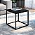 Mesa de Centro Estilo Industrial 40cm Estrutura em Metal - Imagem 4