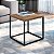 Mesa de Centro Estilo Industrial 40cm Estrutura em Metal - Imagem 1