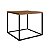 Mesa de Centro Estilo Industrial 40cm Estrutura em Metal - Imagem 2