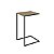 Mesa Lateral Quadrada Estilo Industrial 35cm Estrutura em Metal - Imagem 7