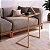 Mesa Lateral Retangular Estilo Industrial 58cm Estrutura em Metal - Imagem 8