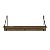Prateleira Decorativa 90cm com Ganchos em Metal - Imagem 3