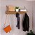 Prateleira Decorativa 90cm com Ganchos em Metal - Imagem 6