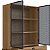Cristaleira Estilo Industrial 93cm com 2 Portas e Gaveta Pés em Metal - Imagem 10