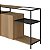 Balcão Buffet Bar Estilo Industrial 135cm 2 Portas Estrutura em Metal - Imagem 7