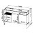 Balcão Buffet Bar Estilo Industrial 135cm 2 Portas Estrutura em Metal - Imagem 8
