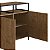 Balcão Buffet Bar Industrial 135cm 2 Portas Estrutura em Metal - Imagem 5
