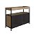 Balcão Buffet Bar Estilo Industrial 100cm 2 Portas Estrutura em Metal - Imagem 2