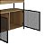 Balcão Buffet Bar Estilo Industrial 100cm 2 Portas Estrutura em Metal - Imagem 4