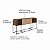 Balcão Buffet Estilo Industrial 188cm 2 Portas Estrutura em Metal - Imagem 15