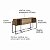 Balcão Buffet Estilo Industrial 188cm 2 Portas Estrutura em Metal - Imagem 7