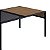 Mesa de Centro Estilo Industrial 80cm Estrutura em Metal - Imagem 5