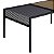 Mesa de Centro Estilo Industrial 80cm Estrutura em Metal - Imagem 12