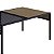 Mesa de Centro Estilo Industrial 80cm Estrutura em Metal - Imagem 13