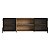 Rack Industrial para TV até 70" Polegadas 180cm 2 Portas e Nicho - Imagem 4
