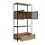 Estante Grande Estilo Industrial 90cm 2 Portas com Gaveta Pés Metal - Imagem 7