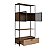 Estante Grande Estilo Industrial 90cm 2 Portas com Gaveta Pés Metal - Imagem 3