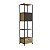 Estante Simples Estilo Industrial com Porta e Gaveta Estrutura Metal - Imagem 6