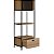 Estante Simples Estilo Industrial com Porta e Gaveta Estrutura Metal - Imagem 12