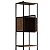 Estante Simples Estilo Industrial com Porta e Gaveta Estrutura Metal - Imagem 5
