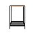 Mesa Lateral Estilo Industrial 40cm com Nicho Estrutura em Metal - Imagem 3