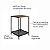 Mesa Lateral Estilo Industrial 40cm com Nicho Estrutura em Metal - Imagem 9