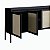 Balcão Buffet Flora Retrô 180cm 3 Portas Palhinha Pés de Madeira - Imagem 15