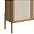 Balcão Buffet Flora Retrô 180cm 3 Portas Palhinha Pés de Madeira - Imagem 7