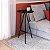 Mesa Lateral Alta Retrô Industrial 35cm Pés em Metal - Imagem 4