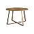 Mesa de Centro Estilo Industrial 60cm Estrutura em Metal - Imagem 2
