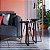 Conjunto 2 Mesas Laterais Estilo Industrial com Base em Metal - Imagem 4