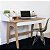 Mesa Escrivaninha Moderna para Escritório 139cm com 2 Gavetas - Imagem 5