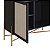 Balcão Buffet Flora Industrial 93cm 2 Portas Palhinha Pés em Metal - Imagem 15