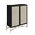 Balcão Buffet Estilo Industrial 93cm 2 Portas Palhinha Pés em Metal - Imagem 7