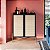 Balcão Buffet Estilo Industrial 93cm 2 Portas Palhinha Pés em Metal - Imagem 6