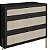 Cômoda Flora Retrô Industrial 93cm com 3 Gavetas Palhinha Pés Metal - Imagem 15