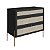 Cômoda Retrô Industrial 93cm com 3 Gavetas Palhinha Pés Metal - Imagem 7