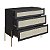 Cômoda Flora Retrô Industrial 93cm com 3 Gavetas Palhinha Pés Metal - Imagem 13