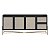 Balcão Buffet Flora Retrô Industrial 180cm 3 Portas Palhinha Pés Metal - Imagem 13