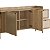 Balcão Buffet Flora Retrô Industrial 180cm 3 Portas Palhinha Pés Metal - Imagem 4