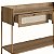 Aparador Buffet Flora 103cm 2 Gavetas Palhinha Pés em Metal - Imagem 6