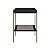 Mesa Lateral Quadrada 43cm Palhinha Flora com Pé em Metal - Imagem 9
