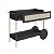 Carrinho Bar Estilo Industrial Retrô 110cm Porta Taças Palhinha Pés Metal - Imagem 8