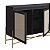 Balcão Buffet Flora Retrô Industrial 139cm 2 Portas Palhinha Pés Metal - Imagem 12