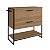 Gabinete para Banheiro Estilo Industrial 80cm 2 Portas Sem Cuba - Imagem 3
