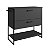 Gabinete para Banheiro Estilo Industrial 80cm 2 Portas Sem Cuba - Imagem 8