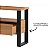 Rack para TV até 60" Polegadas Industrial 180cm Freijó e Preto Fosco - Imagem 4